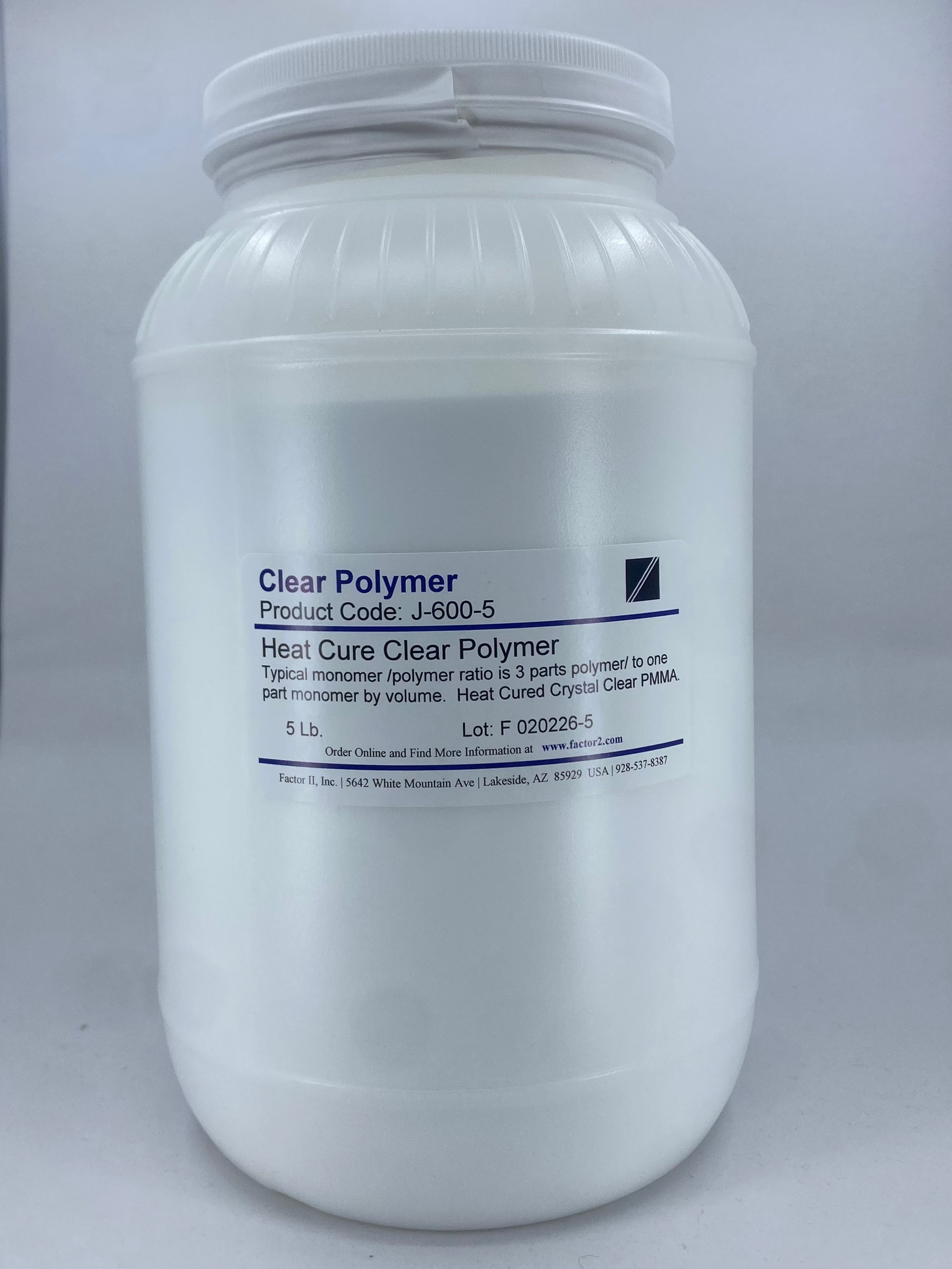 J-600: Clear Polymer (Powder)