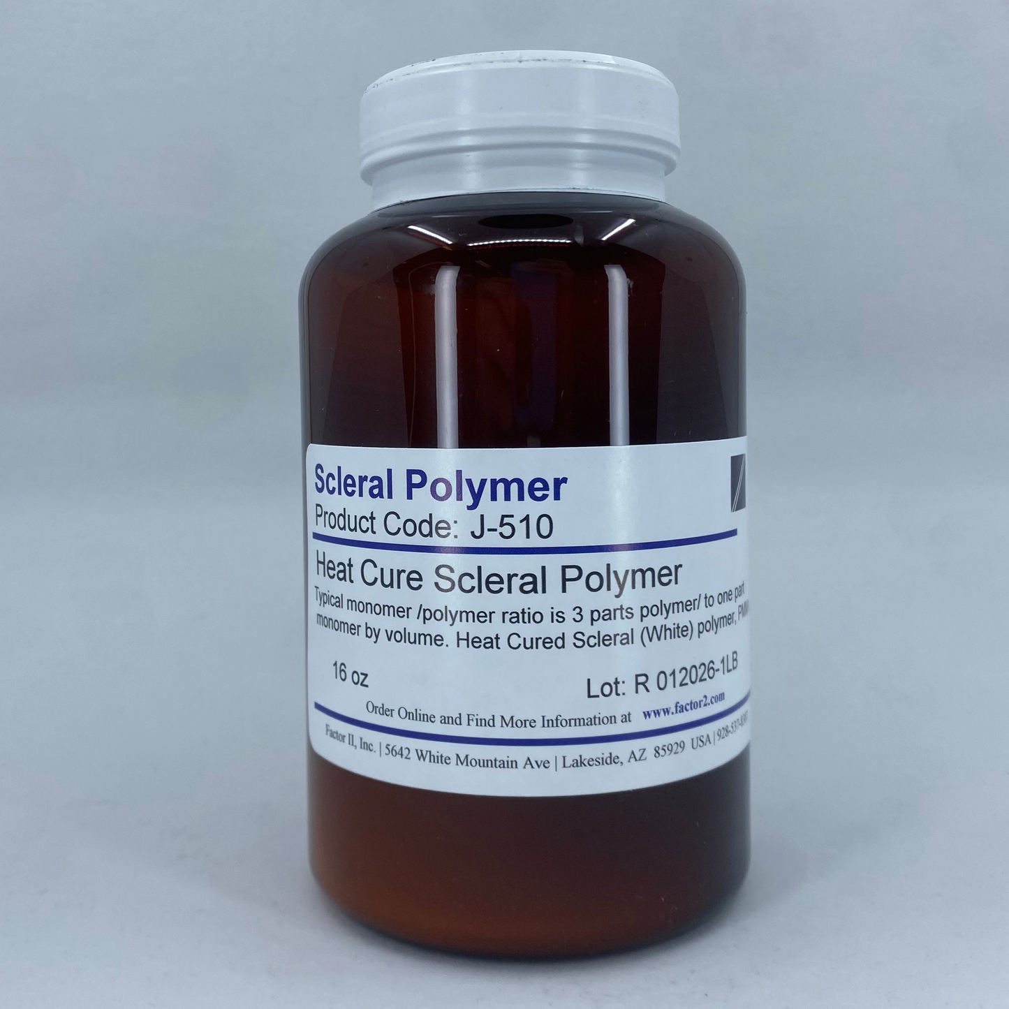 J-510: Scleral Polymer (White)